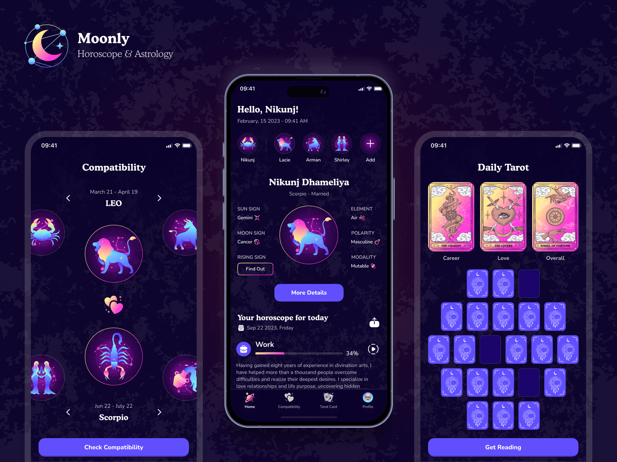 Moonly - Astrology Feature 1